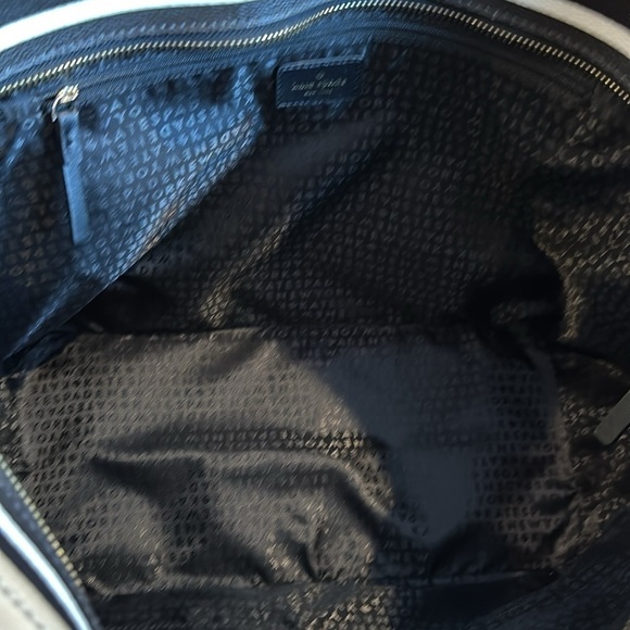 Kate Spade tan/black/white striped tote bag​ - Picture 5 of 5